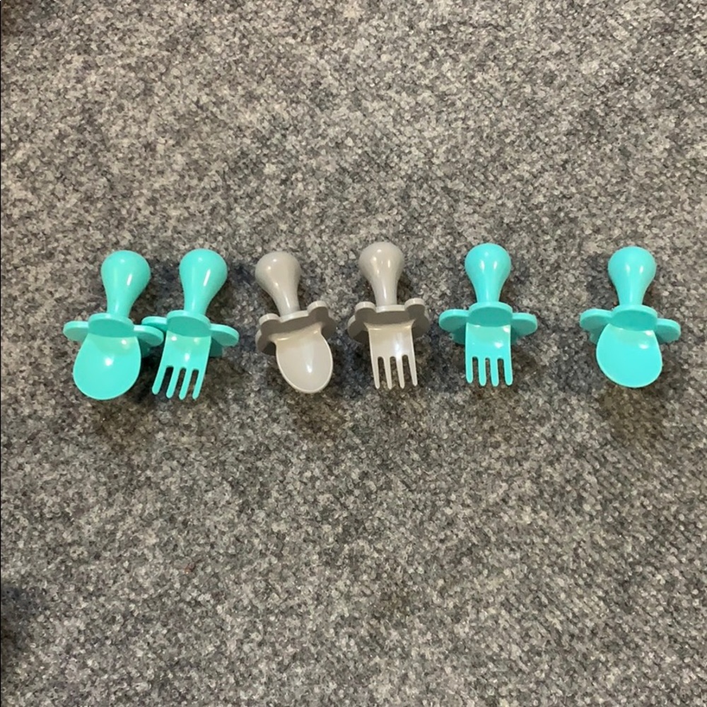 3 sets of infant training utensils - Grabease